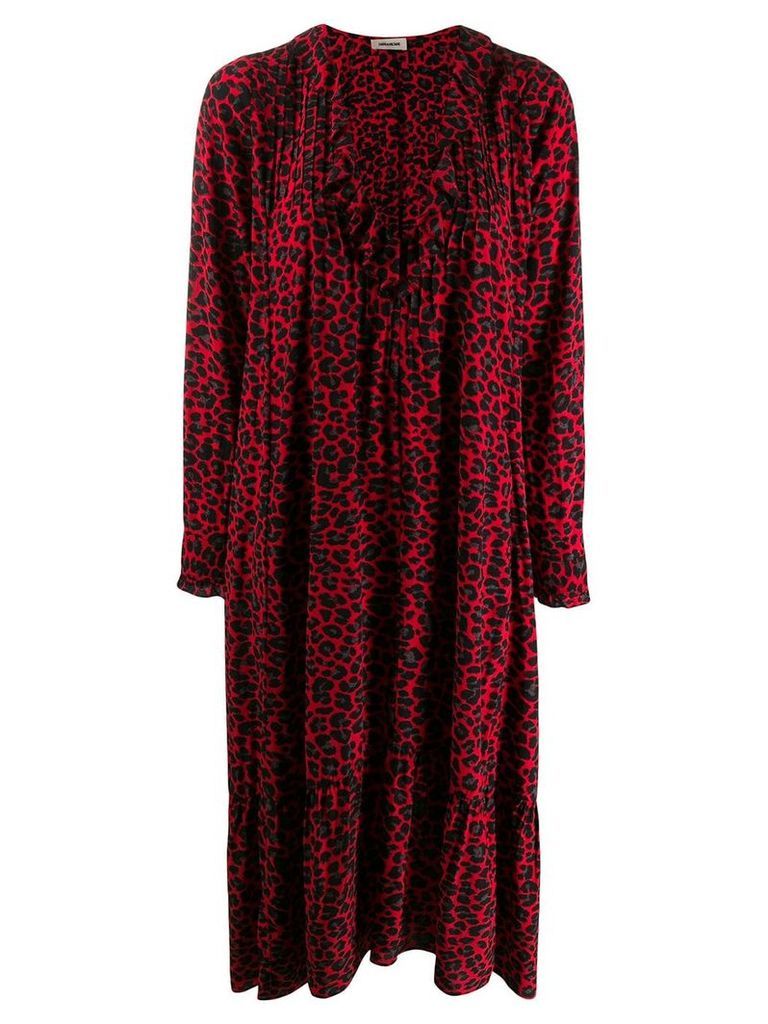 Zadig & Voltaire Rikota print dress - Red