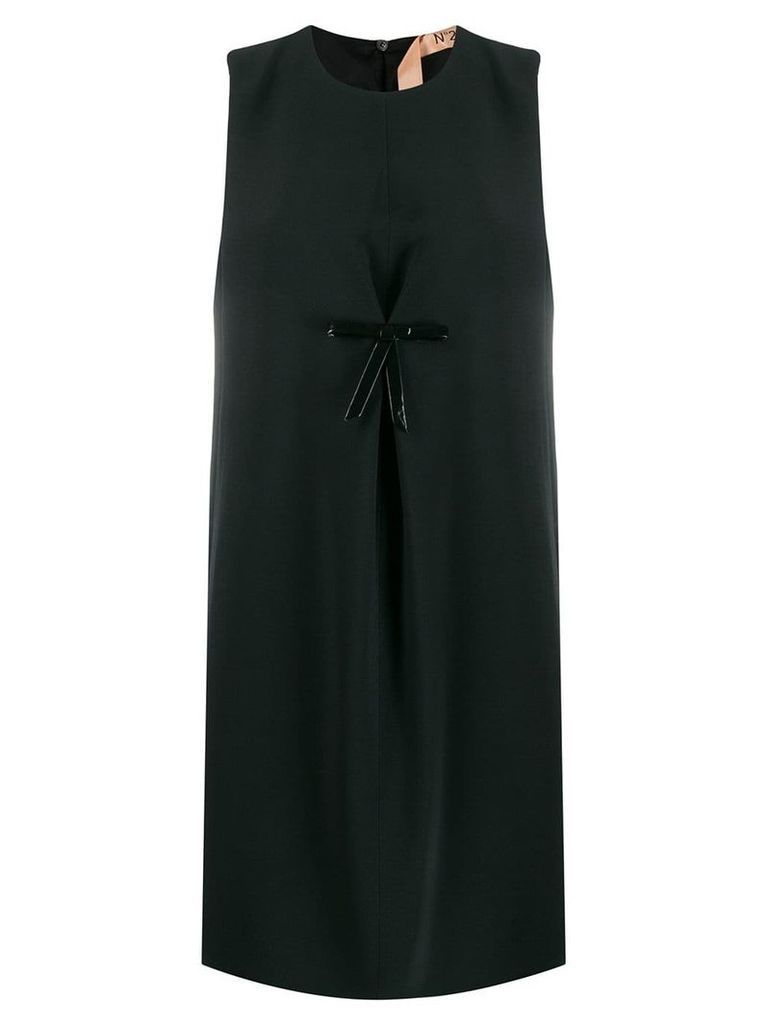 Nº21 bow detail shift dress - Black