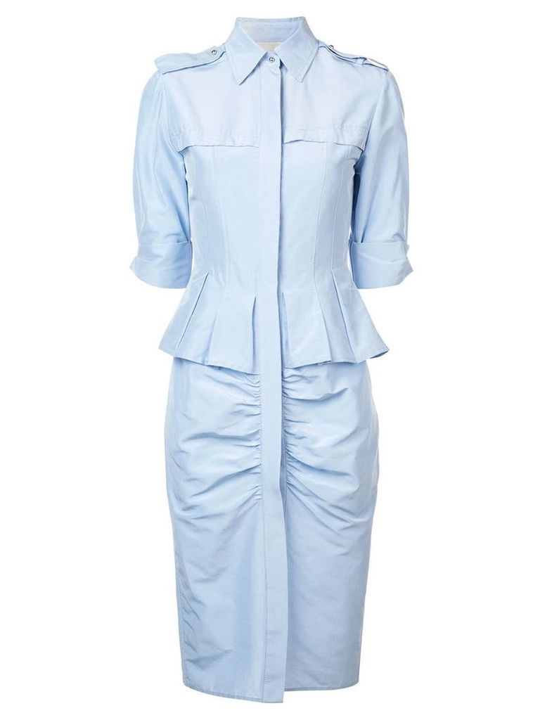 Jason Wu Collection peplum shirt dress - Blue