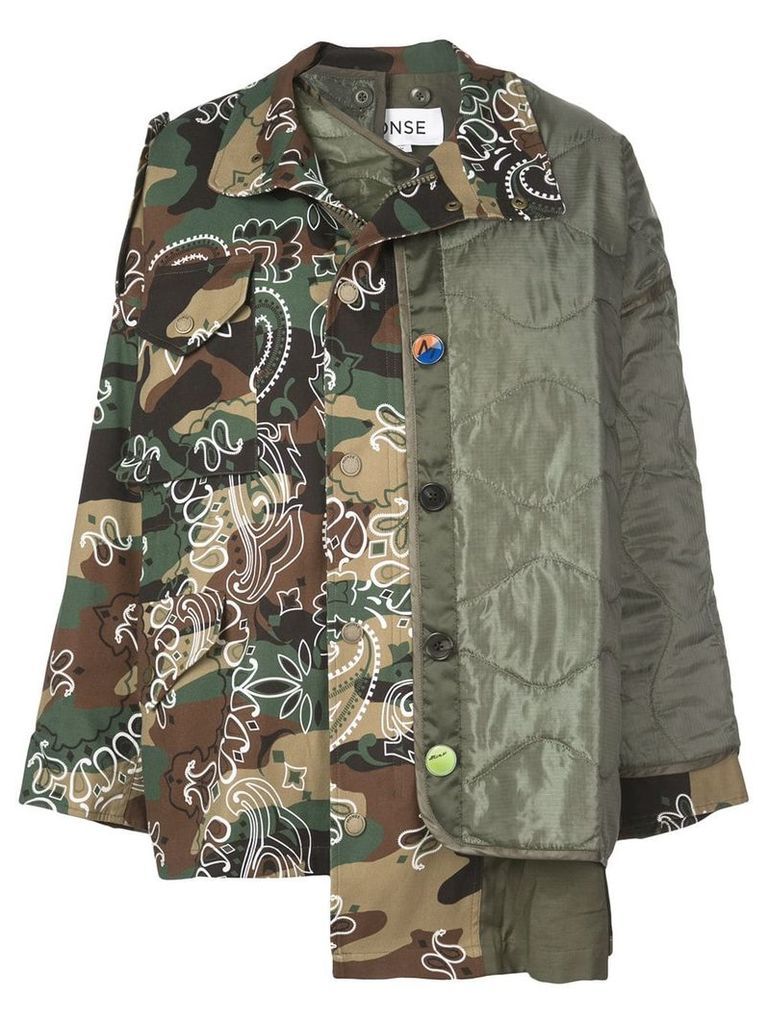 Monse camouflage oversized jacket - Green