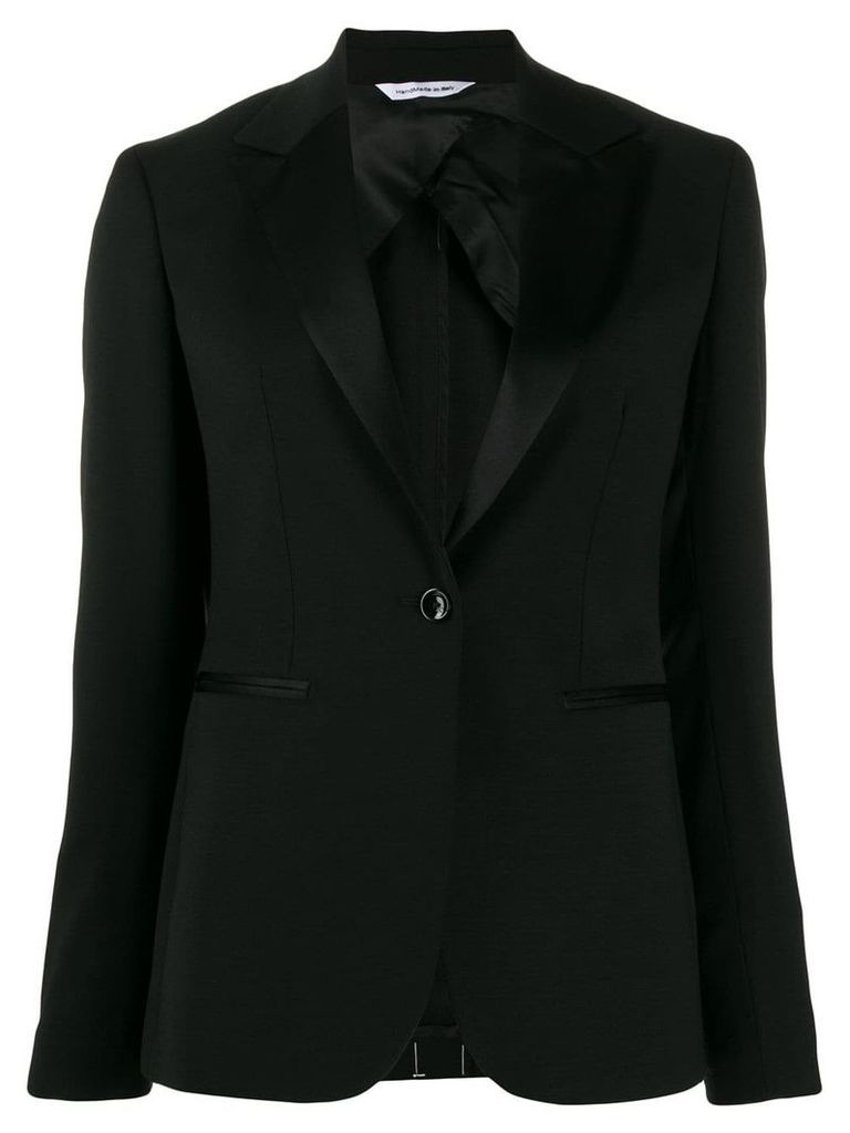 Tonello classic slim-fit blazer - Black