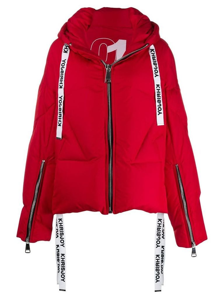 Khrisjoy oversized padded jacket - Red