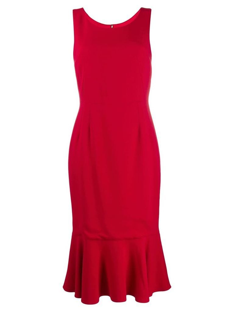 Dolce & Gabbana fitted ruffle dress - Red