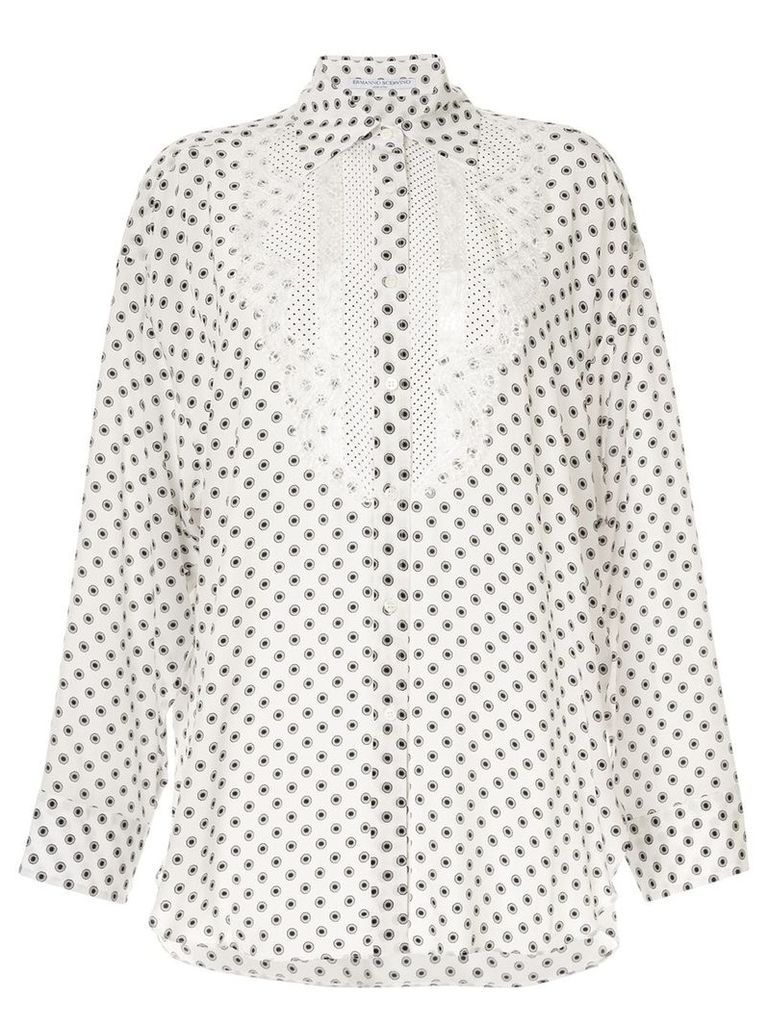 Ermanno Scervino polka dots blouse - White