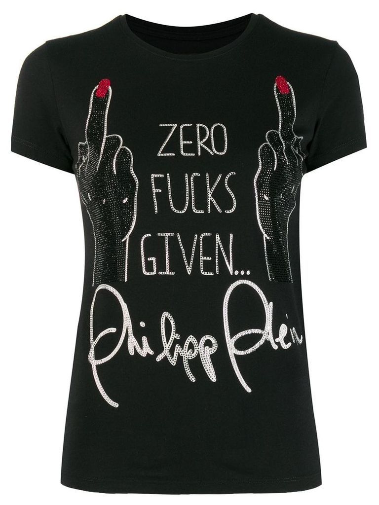 Philipp Plein statement T-shirt - Black