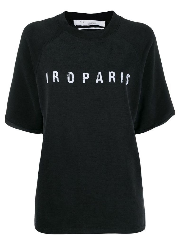 IRO decayed logo T-shirt - Black