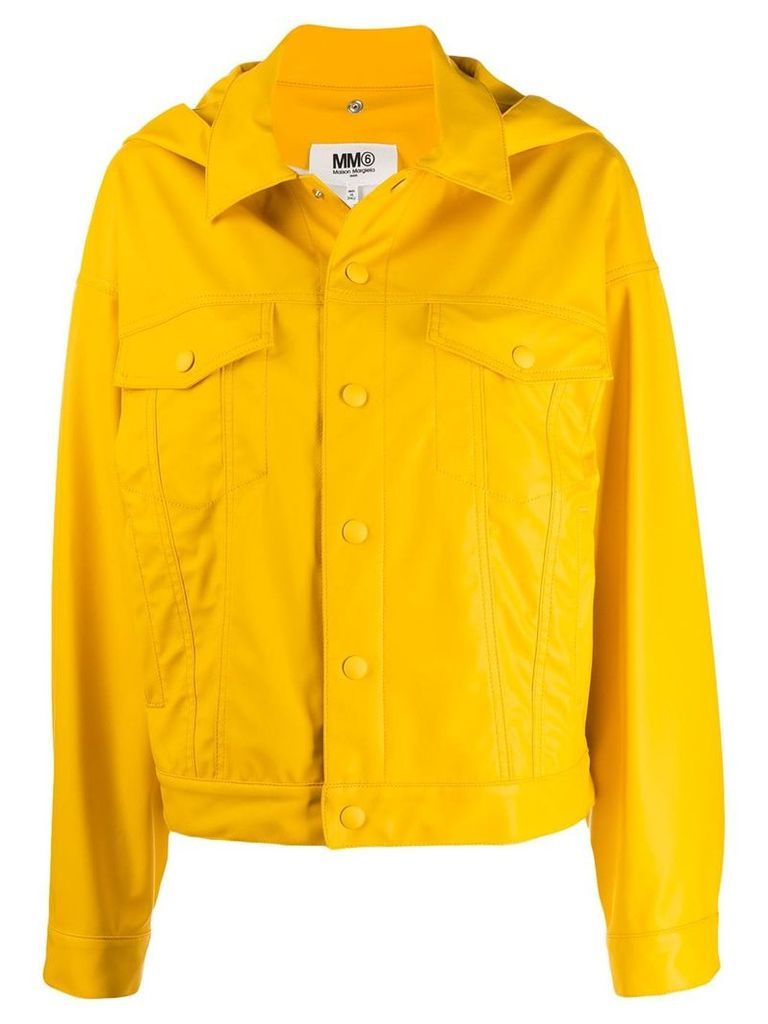 Mm6 Maison Margiela weather-proof trucker jacket - Yellow