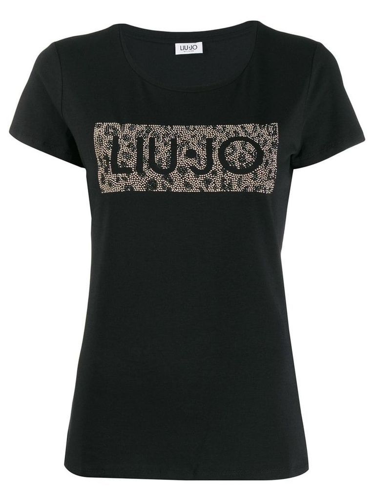 LIU JO crystal embellished T-shirt - Black