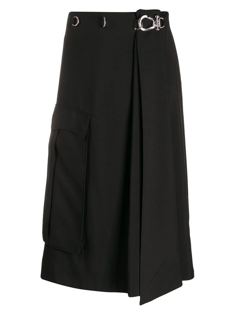 Prada fluid cargo skirt - Black