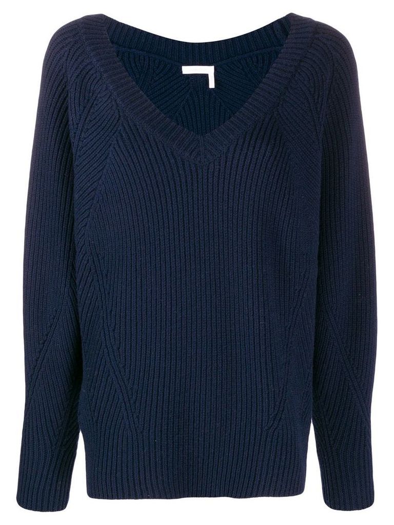 See by Chloé ribbed jumper - Blue