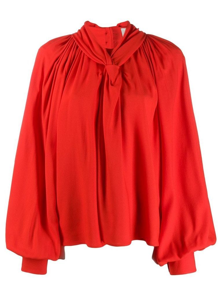 A.W.A.K.E. Mode wide sleeved blouse - Red