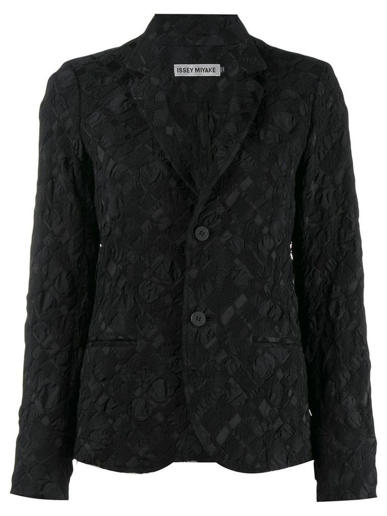 Issey Miyake blazer-style jacket - Black