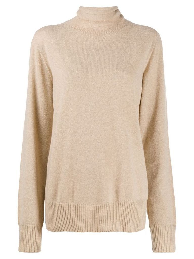 Maison Margiela roll neck sweater - Brown