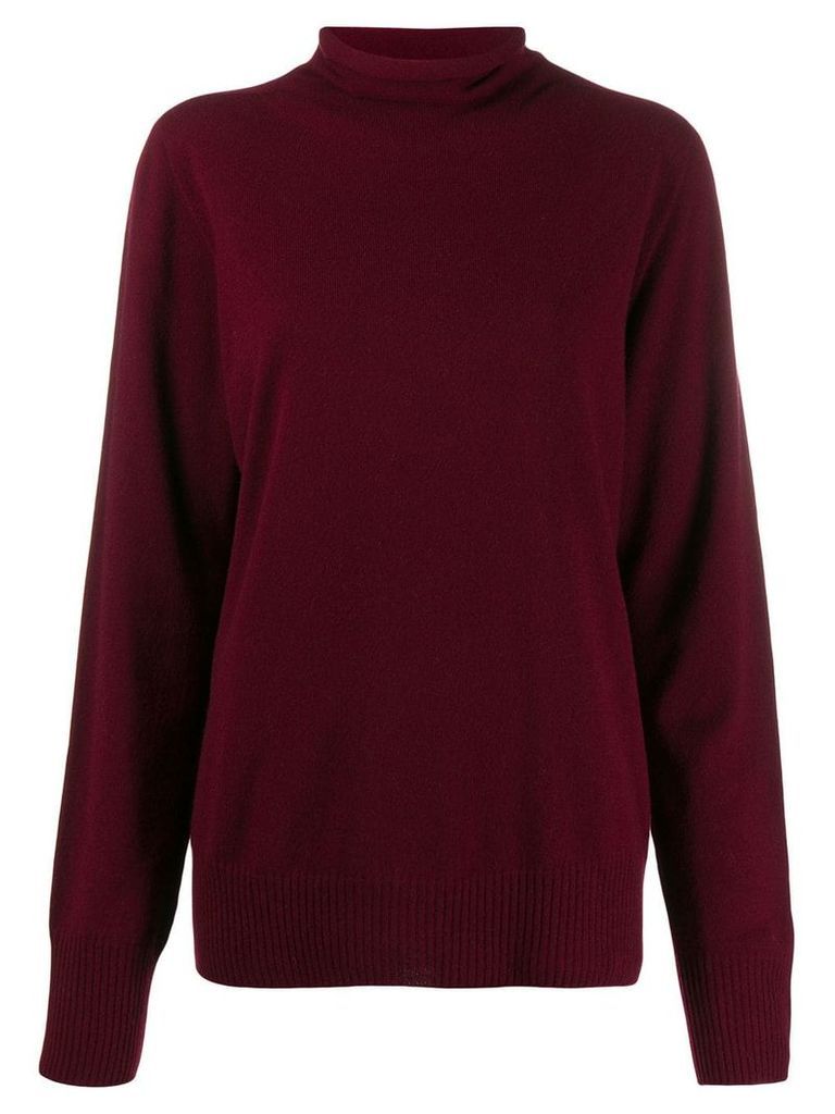 Maison Margiela roll neck sweater - Red