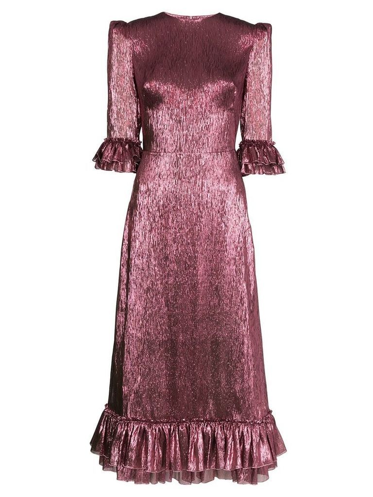 The Vampire's Wife Falconetti ruffle trim dress - PINK