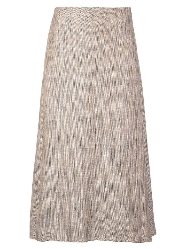 Theory A-line skirt - Brown