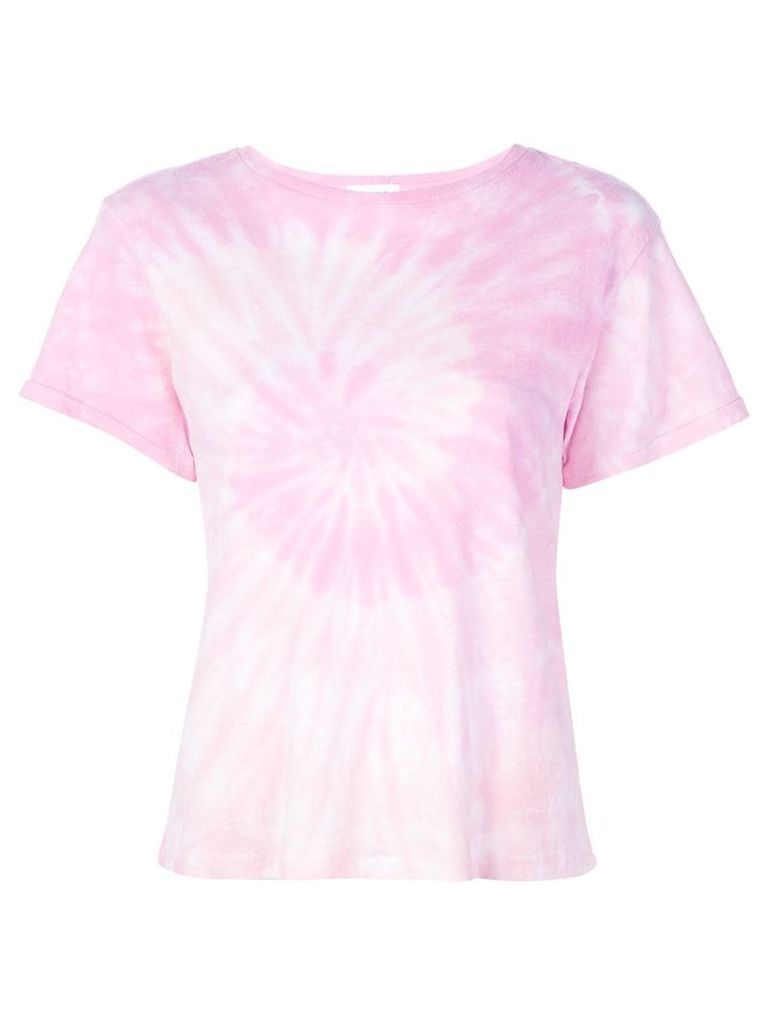 Re/Done tie dye T-shirt - Pink