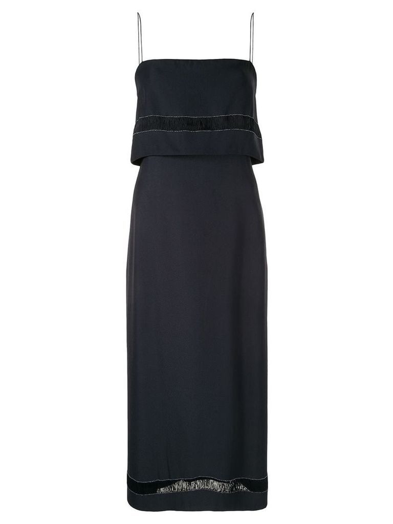 Dion Lee sloat slip dress - Blue