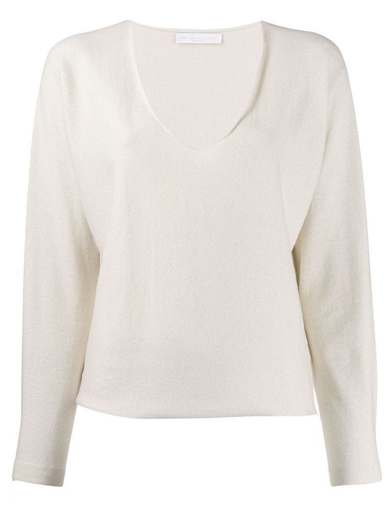 Fabiana Filippi loose-fit pullover - White