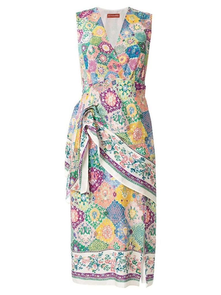 Altuzarra silk sade dress - Multicolour