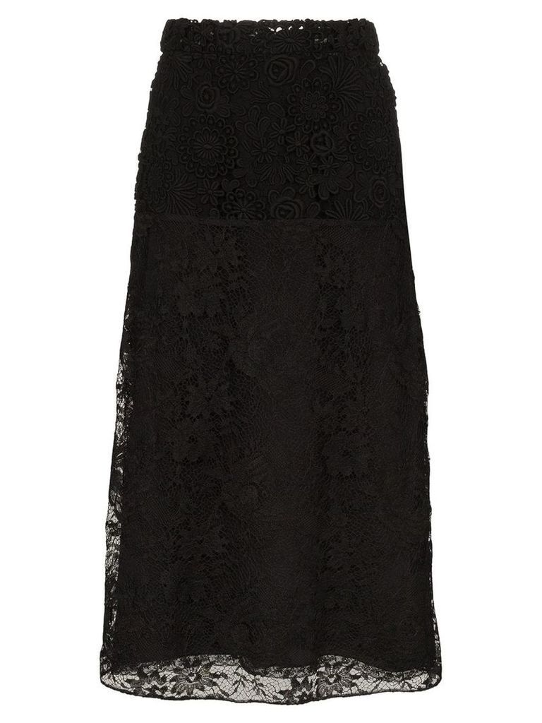 Prada lace pencil skirt - Black