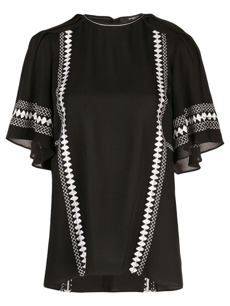 Derek Lam embroidered blouse - Black