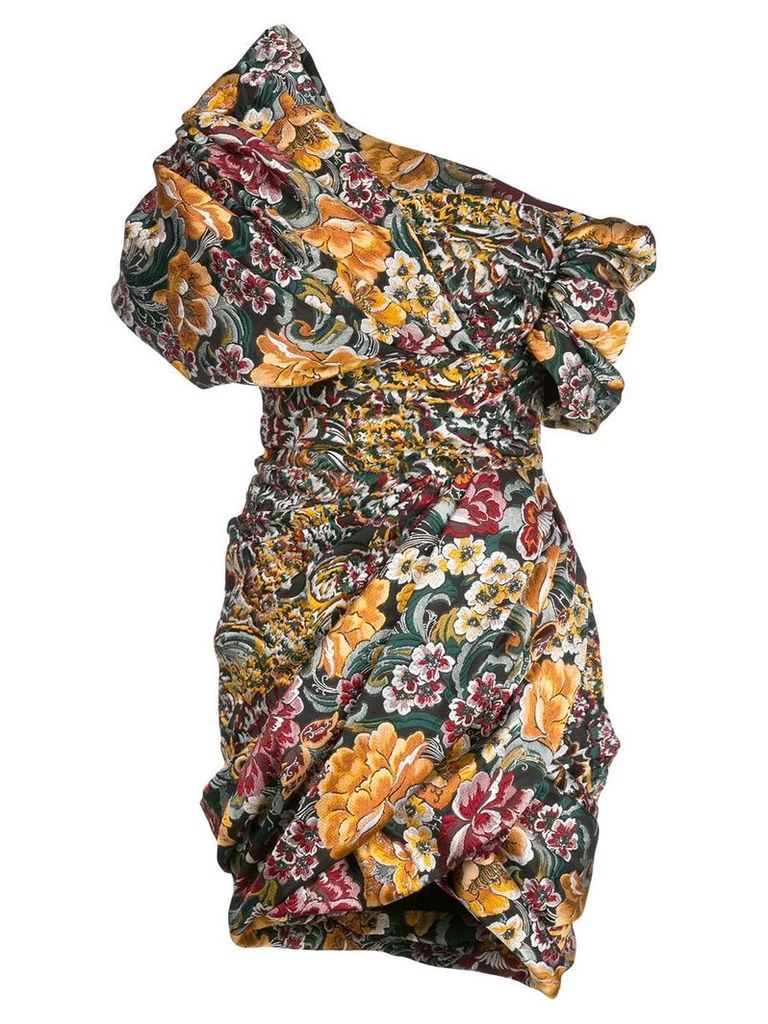 Oscar de la Renta floral brocade dress - Multicolour