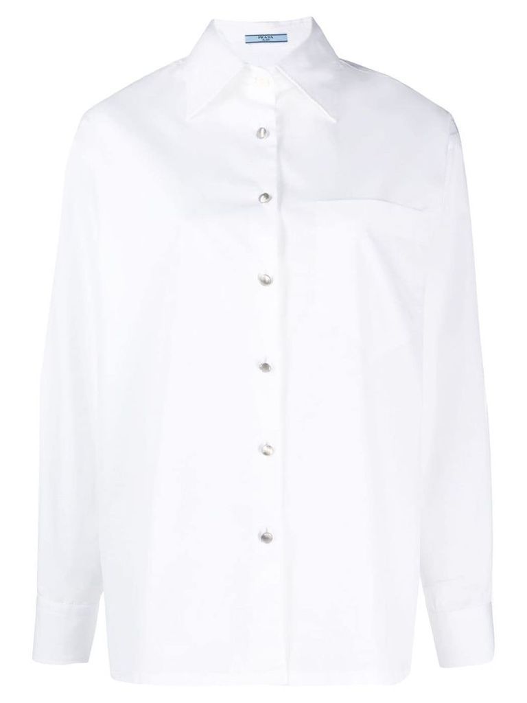 Prada button-down poplin shirt - White
