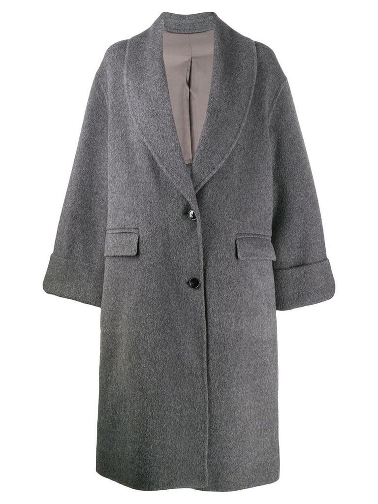 Joseph oversized single breasted coat - Grey