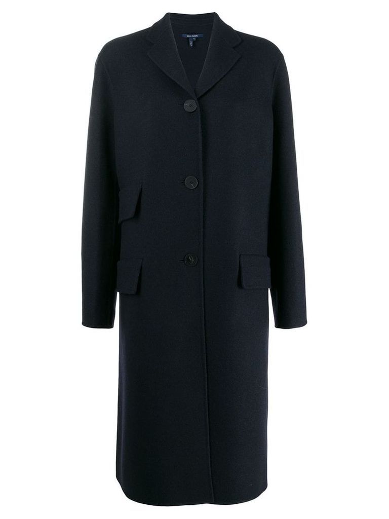 Sofie D'hoore classic single-breasted coat - Blue