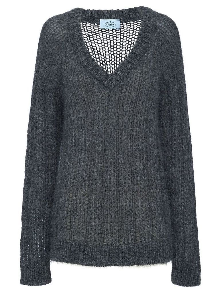 Prada Mohair and wool sweater - Grey