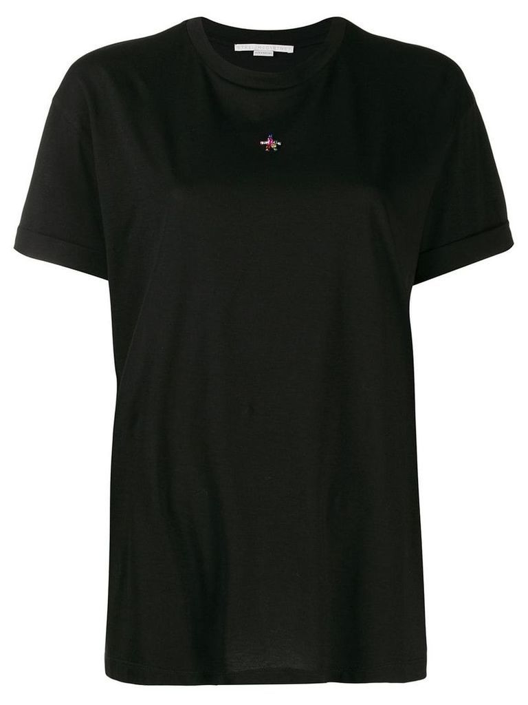 Stella McCartney crystal embellished T-shirt - Black