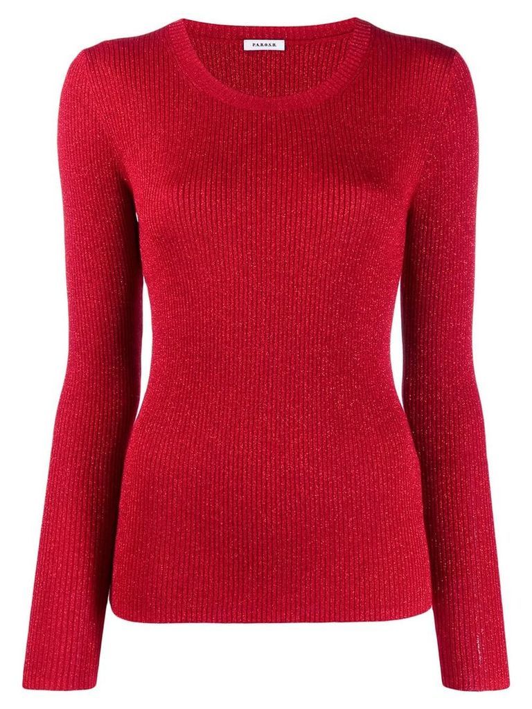 P.A.R.O.S.H. fine knit sweatshirt - Red