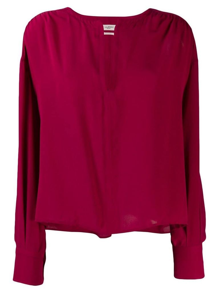 Isabel Marant Étoile cut-out detail silk blouse - PINK