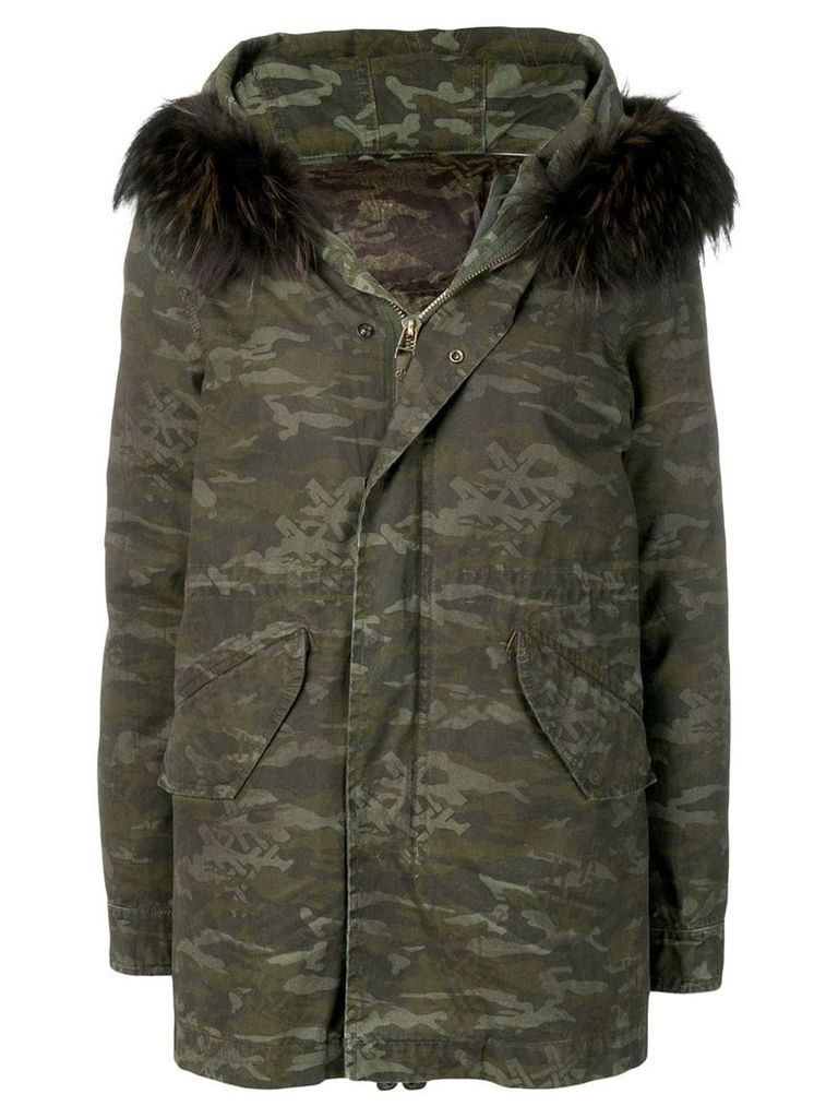 Mr & Mrs Italy camouflage pattern padded jacket - Green