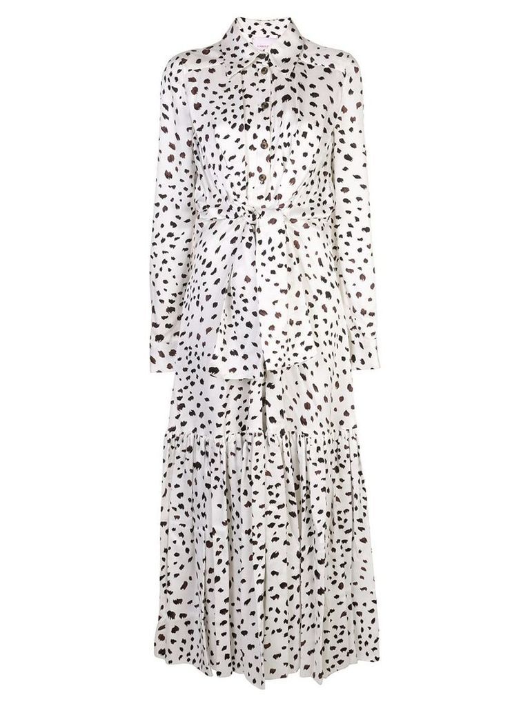 Carolina Herrera printed maxi dress - White