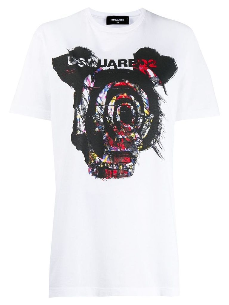 Dsquared2 printed T-shirt - White