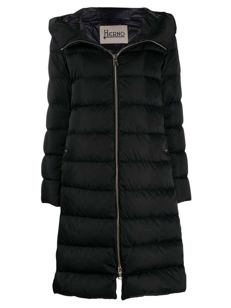 Herno padded hooded coat - Black