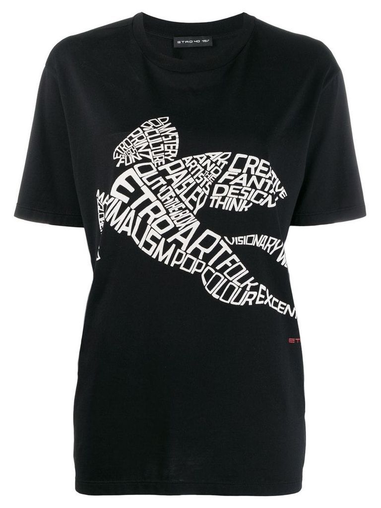 Etro printed T-shirt - Black