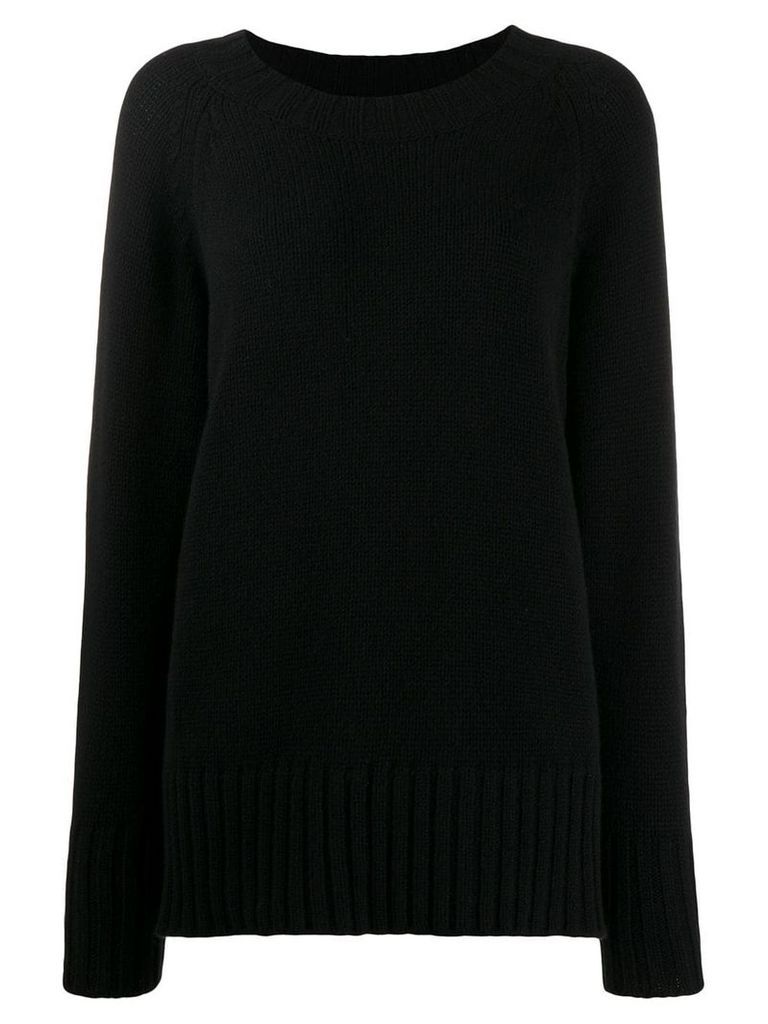 Maison Margiela oversized knitted sweater - Black