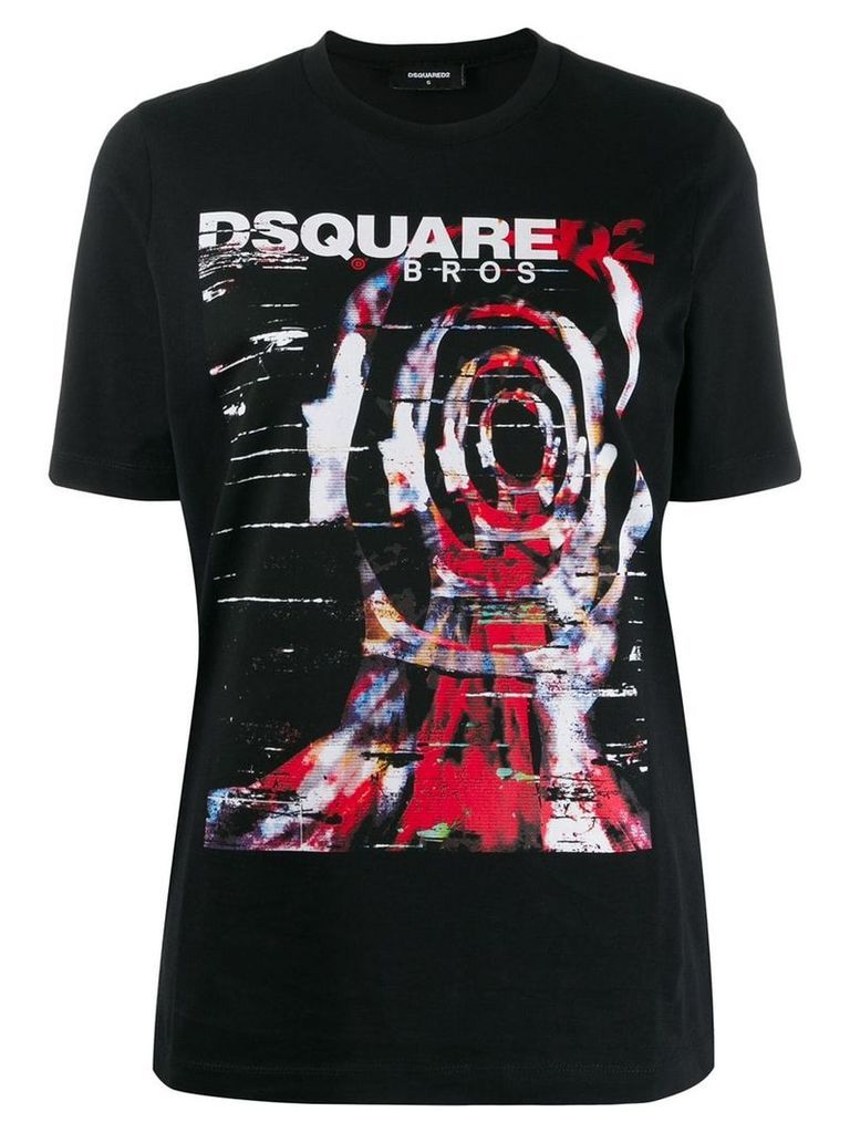 Dsquared2 logo printed T-shirt - Black
