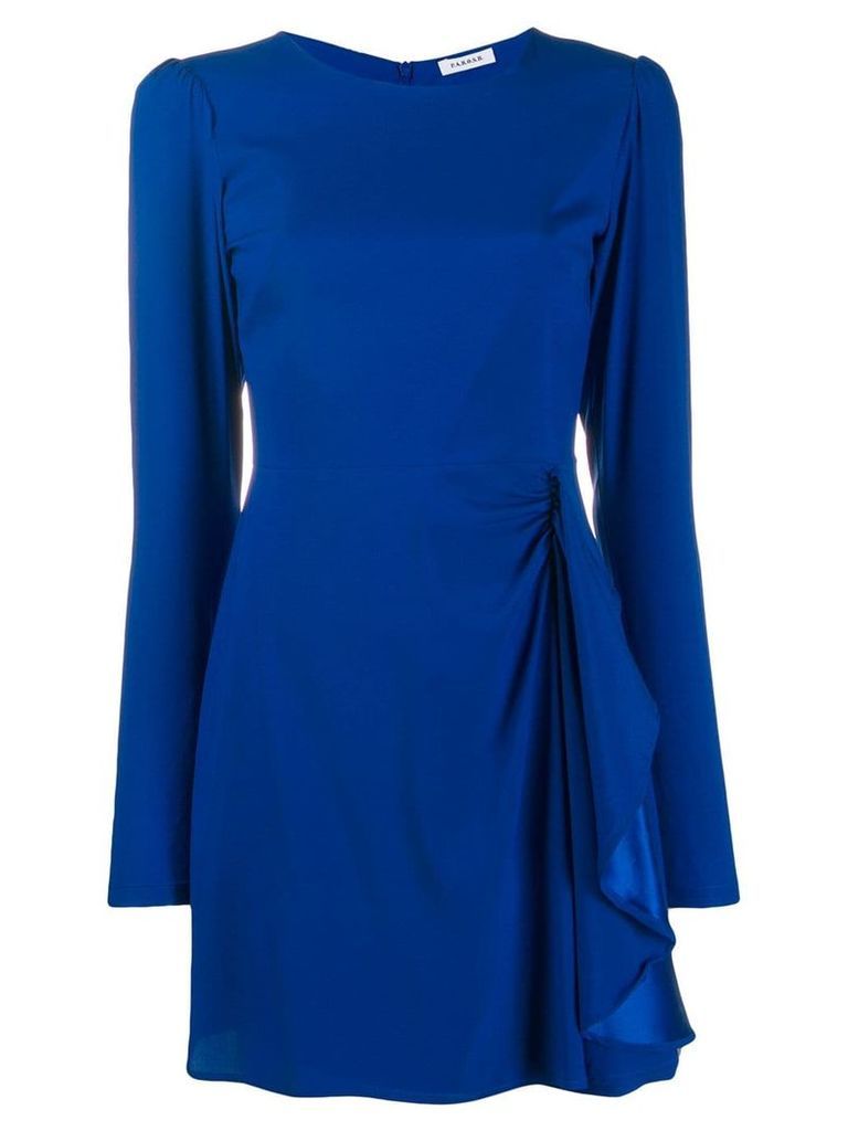 P.A.R.O.S.H. ruffled mini dress - Blue