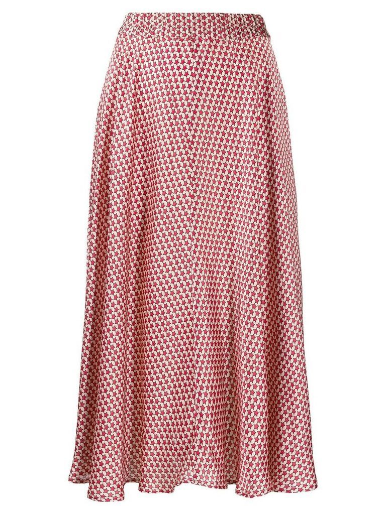 Shirtaporter patterned skirt - Red