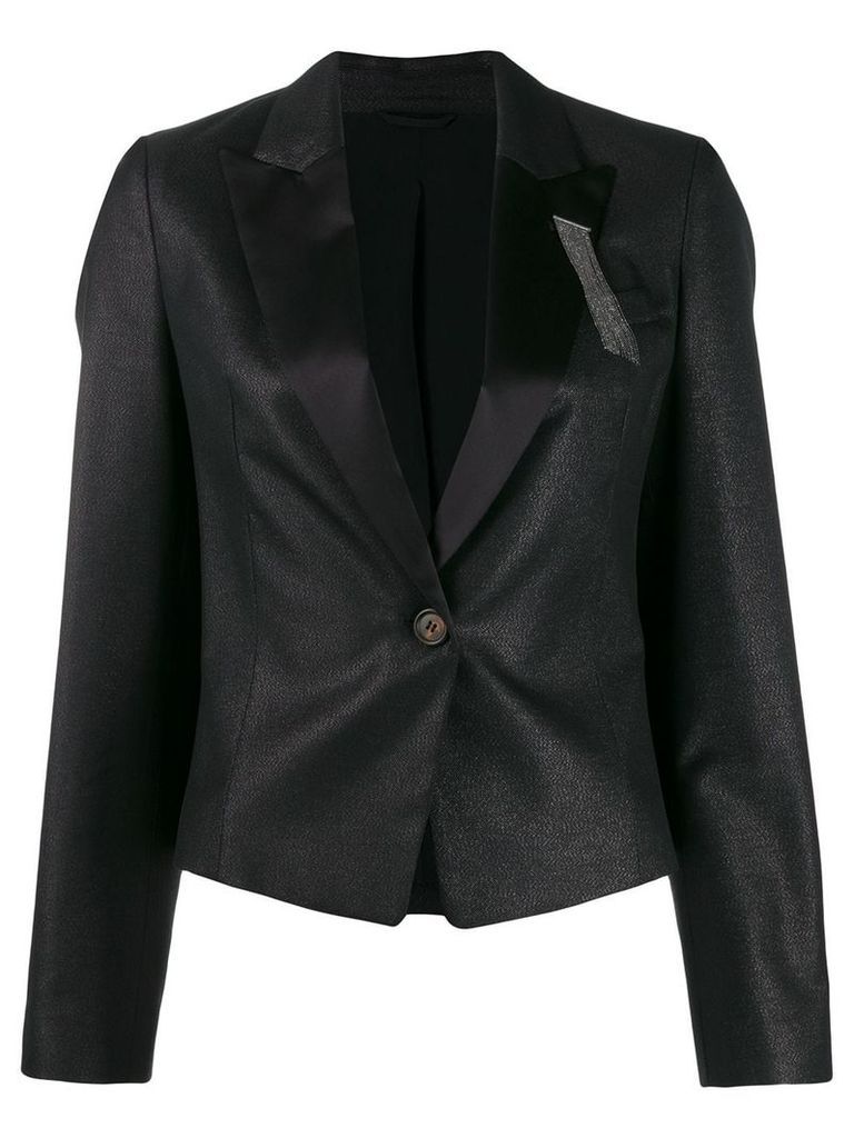 Brunello Cucinelli tailored blazer jacket - Black