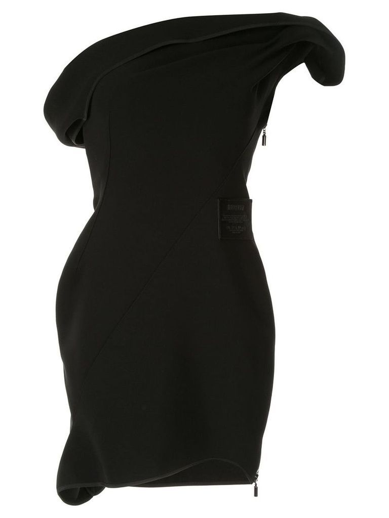 Maticevski Potion one-shoulder dress - Black