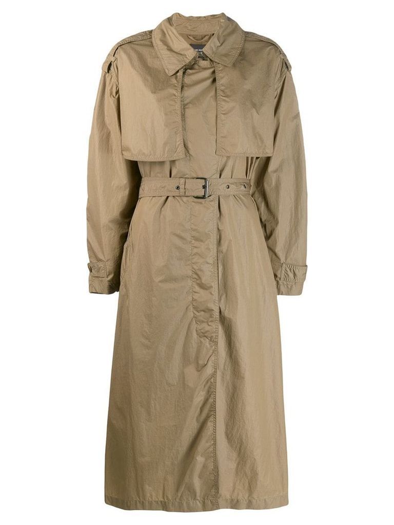 Isabel Marant oversized trench coat - Green