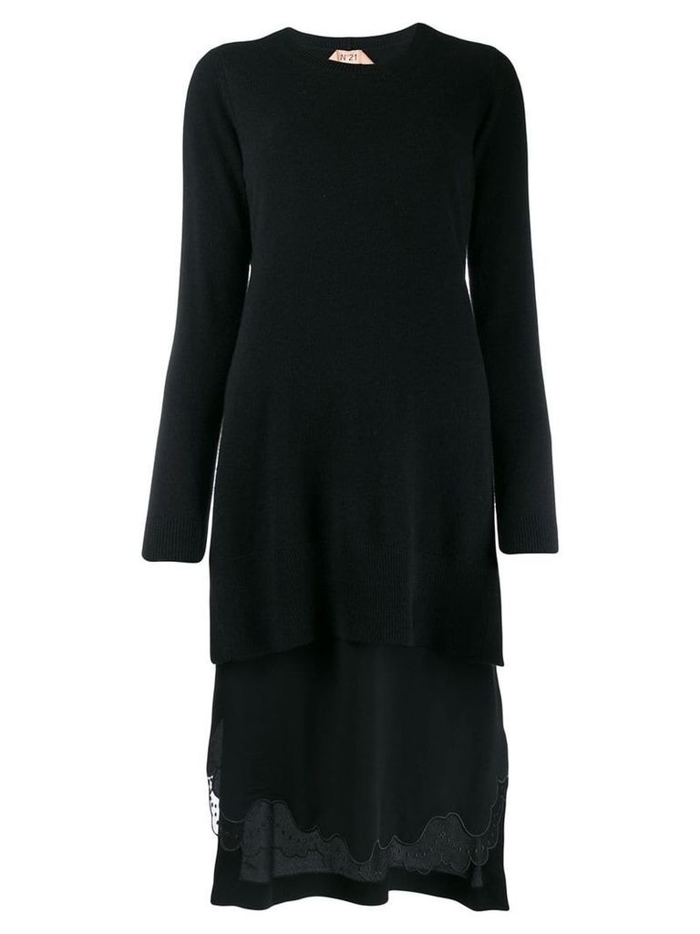 Nº21 knitted jumper dress - Black