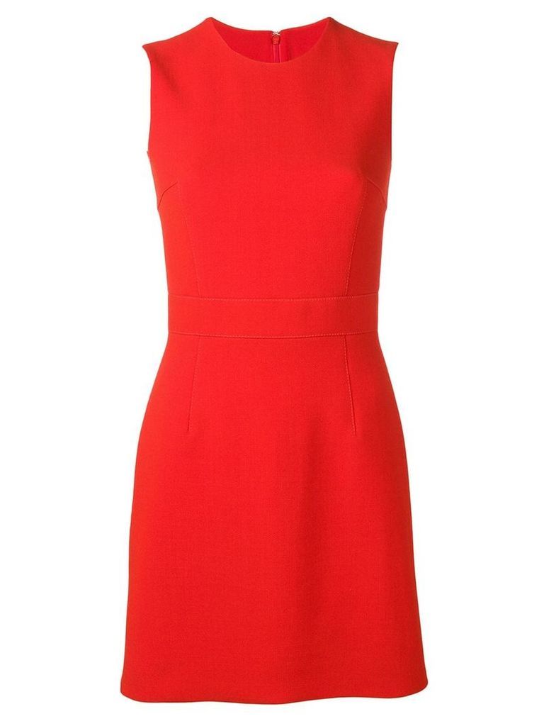Emilio Pucci Red Sleeveless Wool Mini Dress