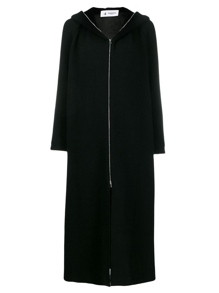 Barena zipped oversized coat - Black