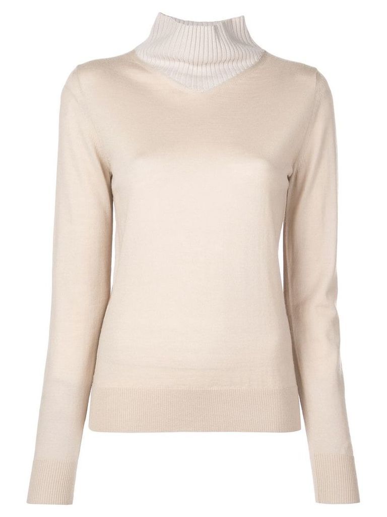 Rosetta Getty layered style sweater - NEUTRALS